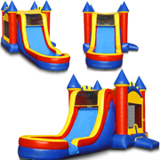 commercial inflatable slide combo